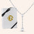 "Exquisite" 6.8CTW Emerald & Baguette Cut "Y" Design Necklace
