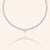 "Legend"  18.5CTW Emerald or Heart Cut Tennis Necklace