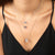 "Real Glam" 2.75CTW Round Cut Pendant Necklace