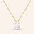 "Real Glam" 2.98CTW Pear Cut Pendant Necklace