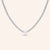 "Daphne" 2.4CTW Pear Cut Curb Chain Necklace - Includes Extender