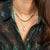"Daphne" 2.4CTW Pear Cut Curb Chain Necklace - Includes Extender