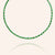 "Majesty" 6.2CTW Baguette Cut Tennis Choker Necklace