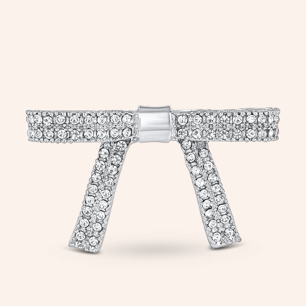 "Juliette" 4.9CTW Round Cut Cubic Zirconia Hair Barrette