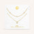"Keepsakes" Set of Two Pear Cut Birthstone & Station Layering Necklaces