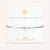 "Keepsakes" Set of Two Pear Cut Birthstone Cuff & Station Layering Bracelets