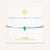 "Keepsakes" Set of Two Pear Cut Birthstone Cuff & Station Layering Bracelets