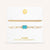 "Personal Touch" Set of Two Emerald Cut Birthstone Clip Chain & Herringbone Layering Bracelets