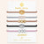 "Special Someone" Set of  5 Zodiac Hair Ties & Bracelet Jewels