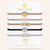 "Special Someone" Set of  5 Zodiac Hair Ties & Bracelet Jewels