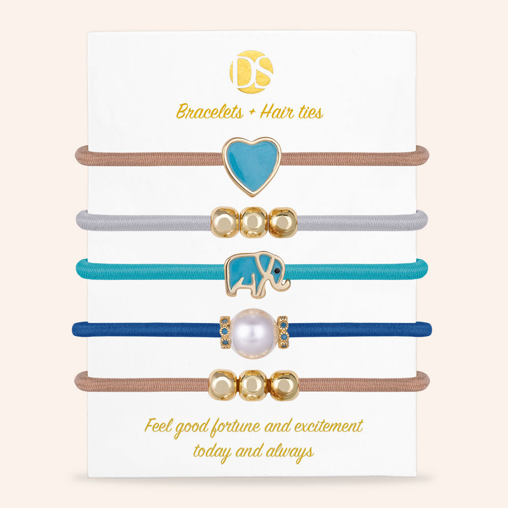 By Lilla Single Hair Tie Bracelet - Shaker – Alice & Wonder