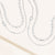"Yours Truly" Set of Two Initial & Clip Chain Layering Necklaces