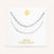"Yours Truly" Set of Two Initial & Clip Chain Layering Necklaces