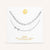 "Yours Truly" Set of Two Initial & Clip Chain Layering Necklaces