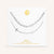 "Yours Truly" Set of Two Initial & Clip Chain Layering Necklaces