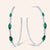 "Brianna" 5.9CTW Marquise Cut & Pave Stones Inside-Outside 2.2" Hoops