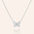 "Audre" 2.5CTW Baguette Cut Butterfly Pendant Necklace