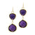 18K Yg Plated, Simply Glamour Earrings More Colors