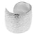 Rhodium Plated Sterling Silver, Bold  Cuff
