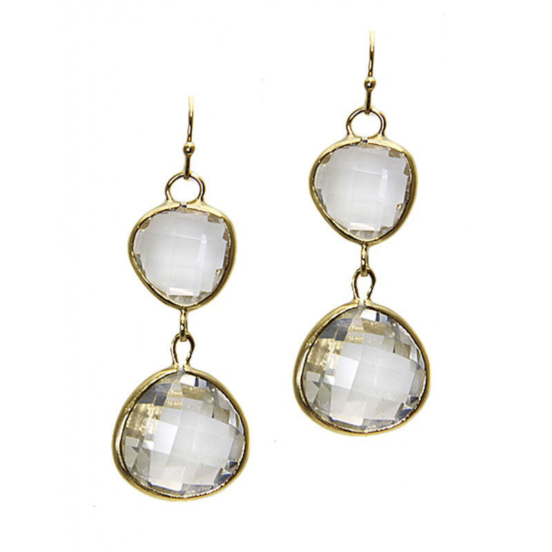 18K Yg Plated, Simply Glamour Earrings More Colors