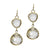 18K Yg Plated, Simply Glamour Earrings More Colors